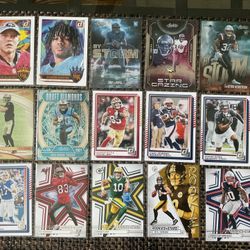 57 2025 Donruss/absolute/Allstar Football Cards Mixed 