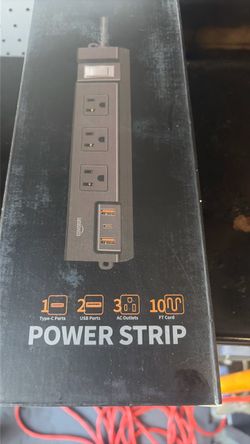 Power strip 10ft cord