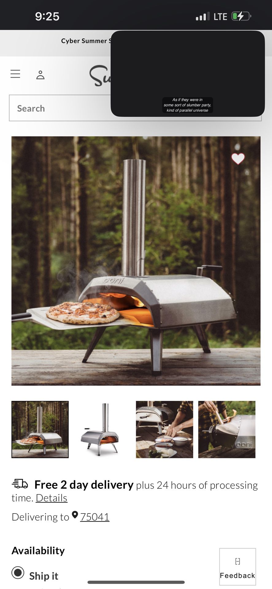 Ooni Karu 12 Multi Fuel Pizza Oven With Propane Box Attachment