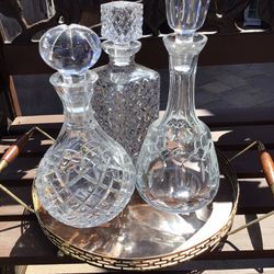 Decanters And Tray