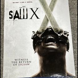 brand new sealed blu ray saw x bluray 