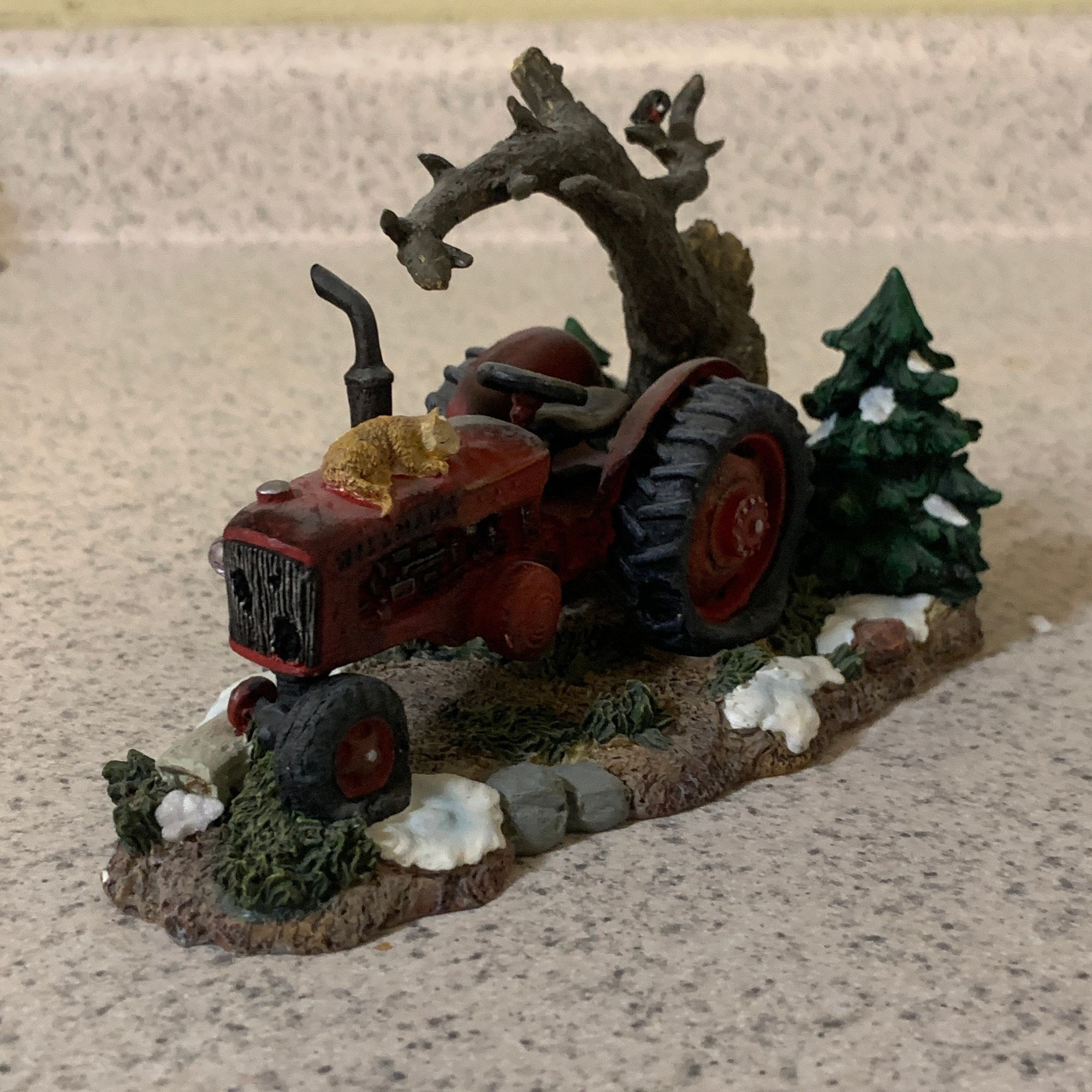 Dept 56 Buck's Country Yesterday's Tractor Snow Village Christmas Accessory - 2000