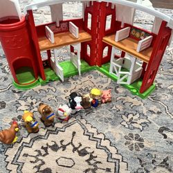 Fisher Price, Farm With Figurines 