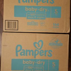 Pampers Baby Dry
Diapers, Sizes 5