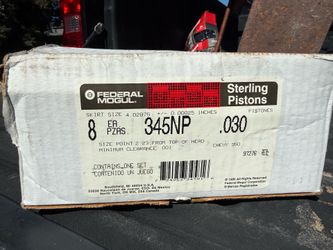 Federal Mogul Sterling Pistons Chevy 350 .030 Overbore