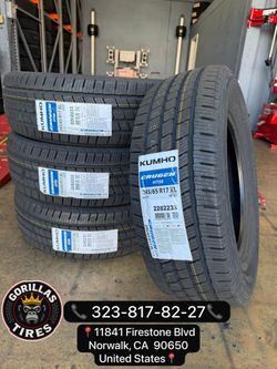 245/65/17 KUMHO CRUGEN 4 NEW TIRES INSTALLED ✅ INSTALADAS ✅ WE DO ALIGMENT ✅
