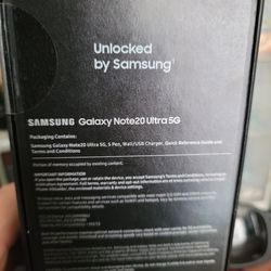 Samsung Galaxy Note20 Ultra 5G - 128 GB - Mystic Black - Unlocked