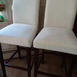 2 High Back Bar Stools