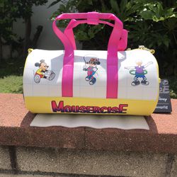 DISNEY LOUNGEFLY MOUSERCISE DUFFEL BAG 