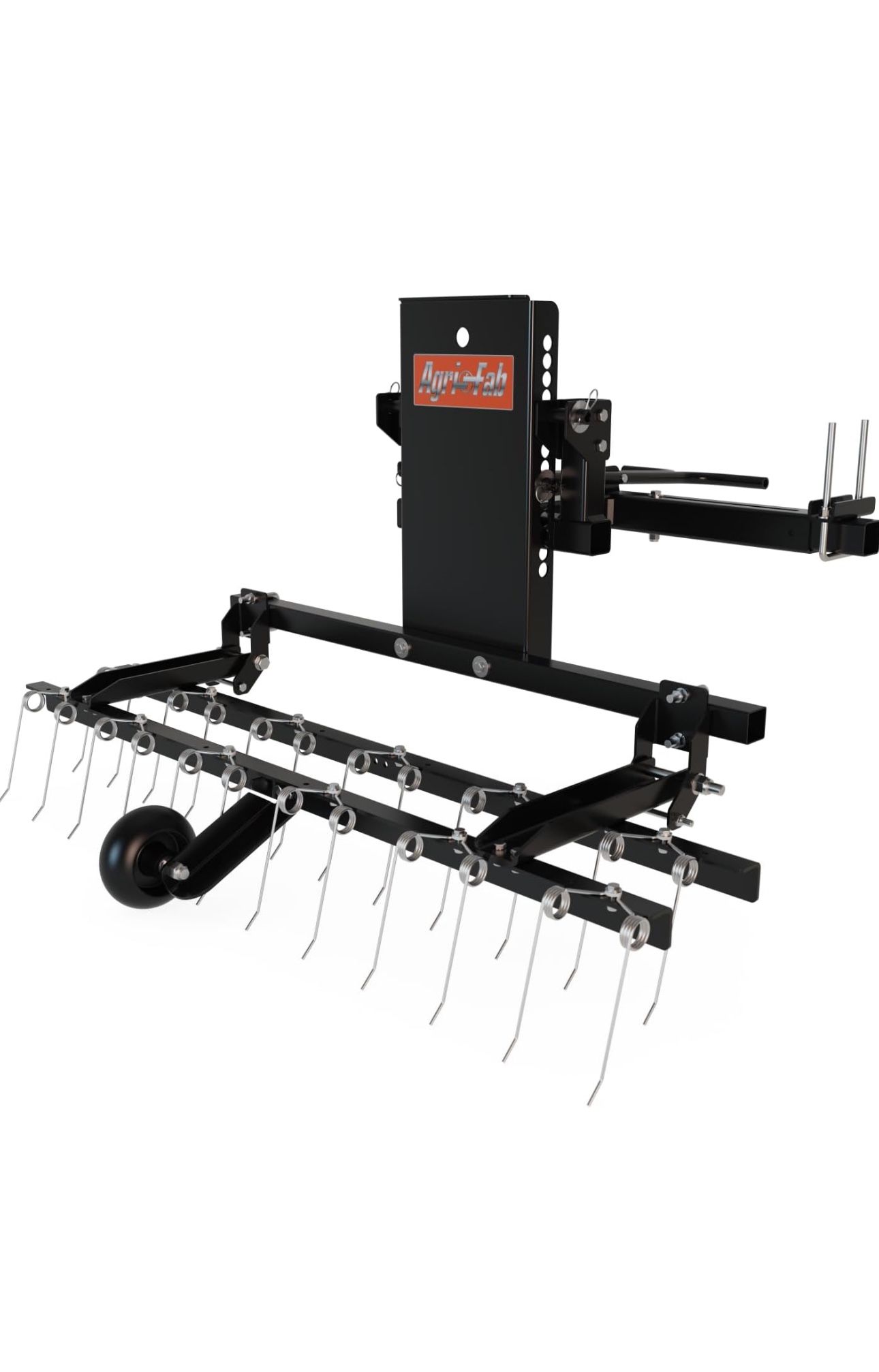 Agri-Fab 45-0629 48" Zero Turn Riding Lawn Mower Front Mount Dethatcher Attachment; 24 Durable Spring Tines, Penetrates and Turns Up Dried Grass, Weed