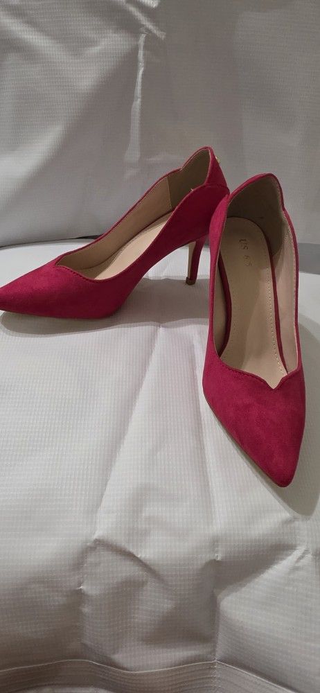Fuchsia Heels 6