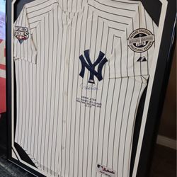 2009 World Series Signed Derek Jeter Jersey Sports Baseball