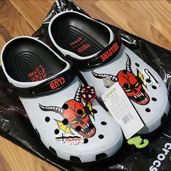 Stranger things x Crocs Size 13men new with Original packaging/ tags