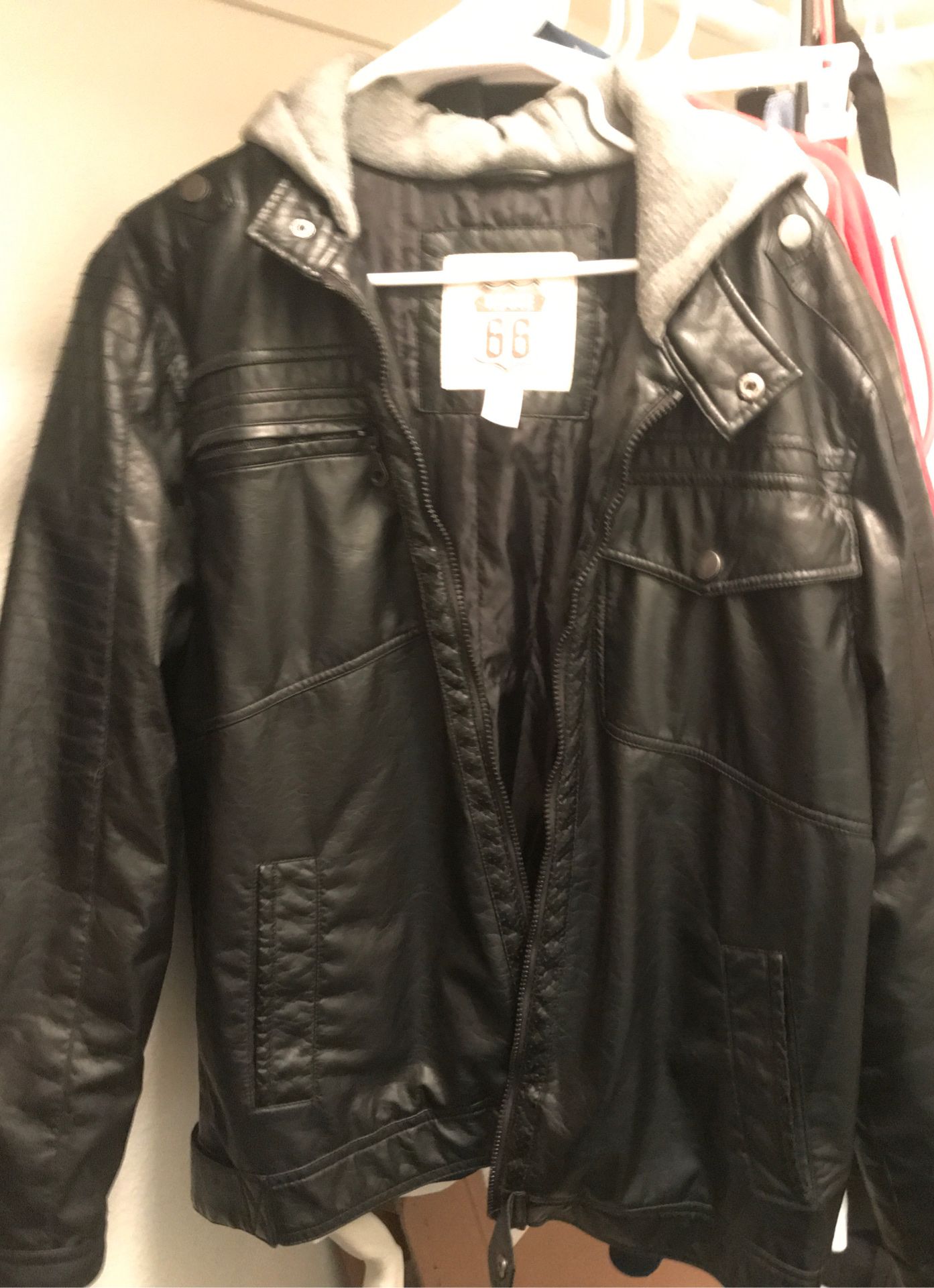 ROUTE 66 Leather Jacket L