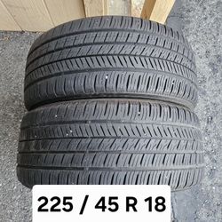 225 / 45 R 18 (2) TIRES YOKOHAMA 
