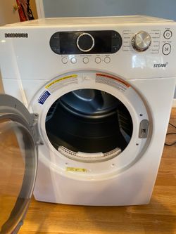 Samsung electric dryer with steam function