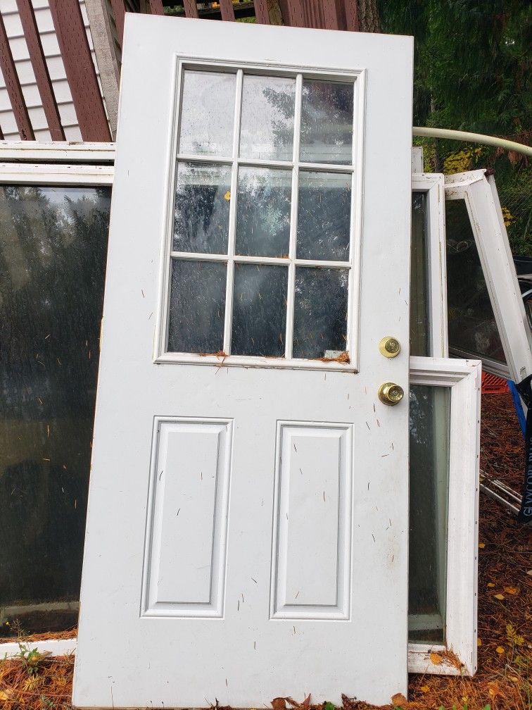 Used Metal Door, No Frame
