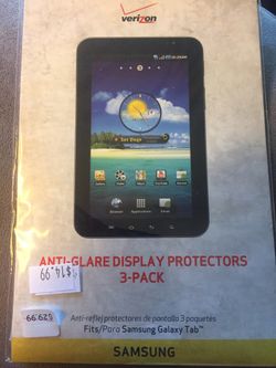 Anti Glare display protectors 3 pack