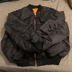 Alpha Industry, MA-1 Flight Jacket in Black 