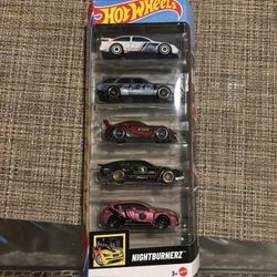 Hot Wheels 5 Pack Night Burnerz Jdm $15