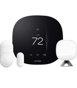 Ecobee3 Lite Smart Thermostat with Whole Home Sensors (1 Door/Window, 1 SmartSensor)