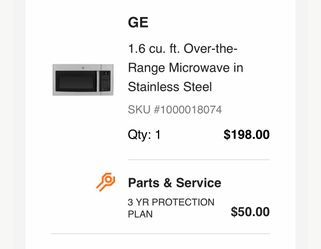 Microwave and gas stove matching set