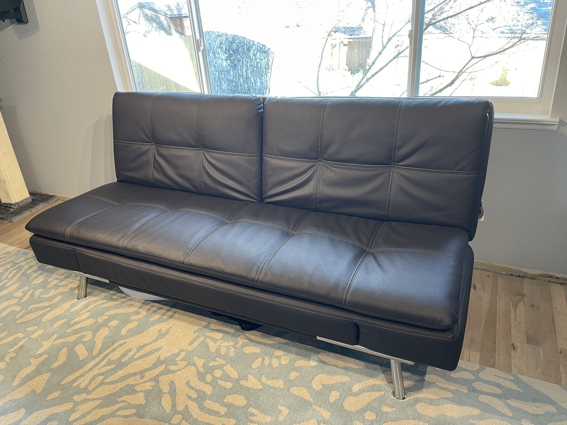 Costco Leather Futon