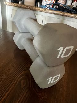 Set of 2 ten lb weights