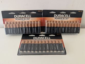 $15 Each - 3 New Duracell AA 24-pack Batteries, Expire Mar 2035 - Pickup in 91706