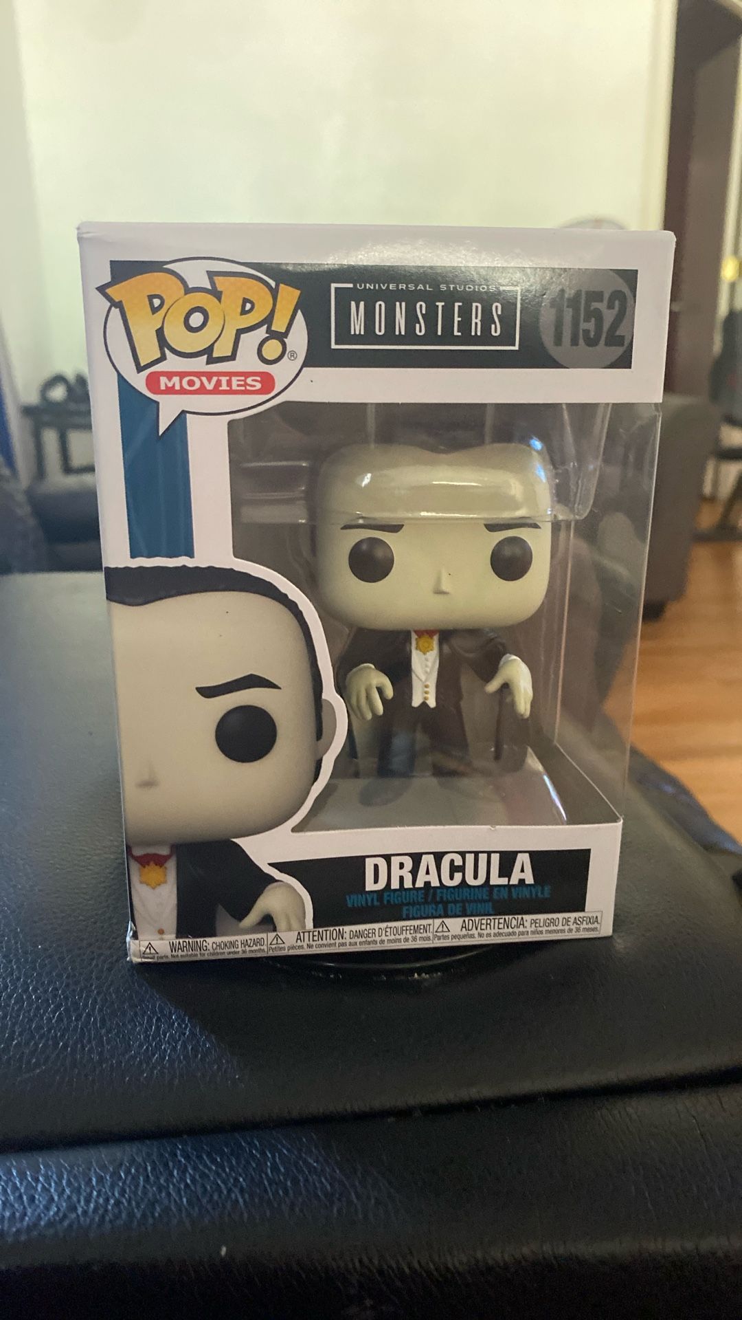 Funko Pop! figure of Dracula from the Universal Monsters series. This particular figure is #1152