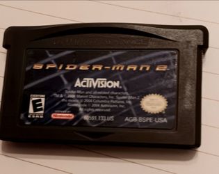 Spider-Man 2 Game Boy Advance Cartridge