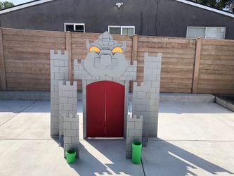 Bowser castle backdrop