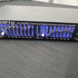 6 Mic Digital Echo Mixer/ Equalizer