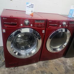 LG SET STEAM WASHER AND ELECTRIC DRYER 