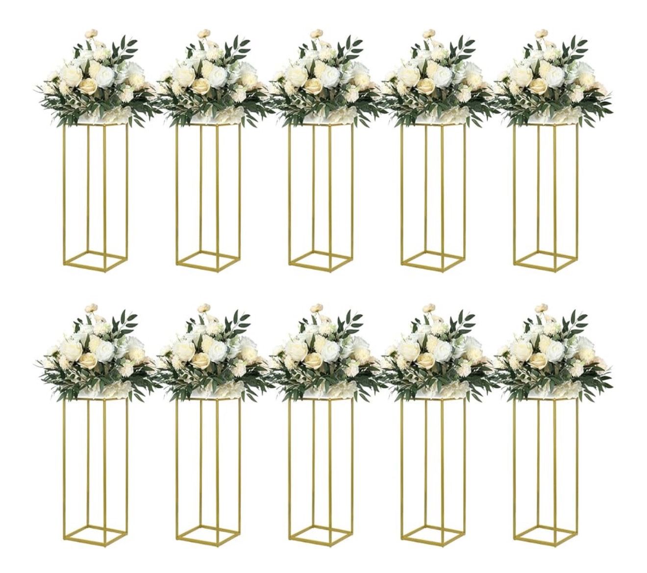 Gold Wedding Flower Stand