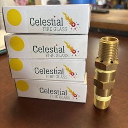 Propane Gas Air Mixer Valve for Fire Pits, 150k BTU, 1/2 in. NPT Fittings $10 each