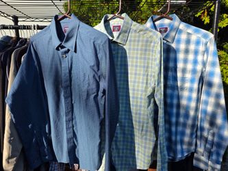 3 Untuckit Shirts Mens Medium Slim Like New