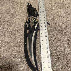 Large Skull Knife Machete 