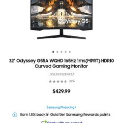 Samsung 32 Inch Curved Monitor 