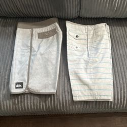 Quiksilver Shorts Size 27 New