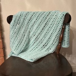 Gently Used Knitted Baby Blanket