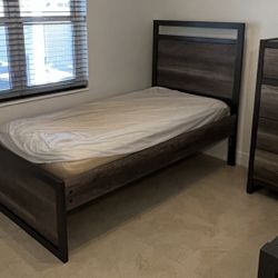 Twin Bed With Mattress