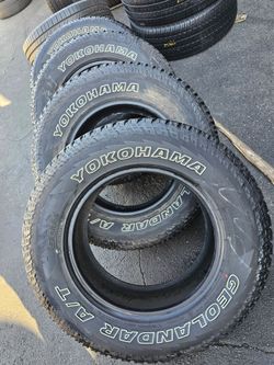 I Am Selling This Set Of Tires YOKOHAMA GEOLANDAR A/T GO15 265/65/17" 80%