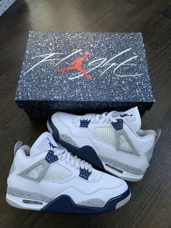 Jordan 4 Midnight Navy Size 9.5 Og All 