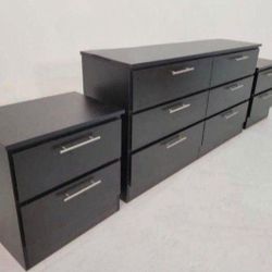 New Dresser And Two Nightstands 
