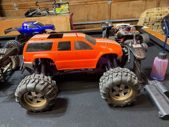 RC Monster Truck Orange SUV Body