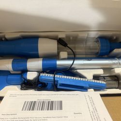 Handheld Pool Cleaner Ideal for Spas, Hot Tubs &Small Pools for Sand & Debris