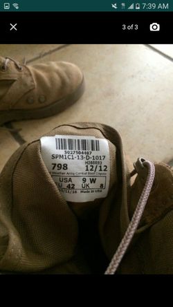 Military boots