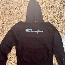 Champion Hoodie Size S Black