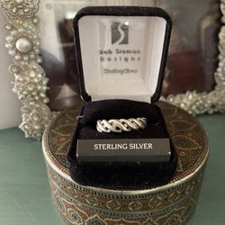 Bob Simeon Jewelry Designs, Sterling Silver Ring Size 11